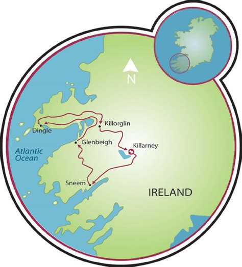 ring of dingle map.